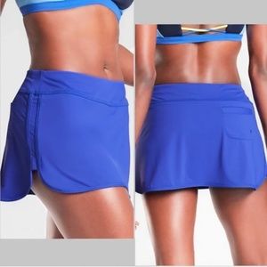 Athleta Women's Blue Swim Skort